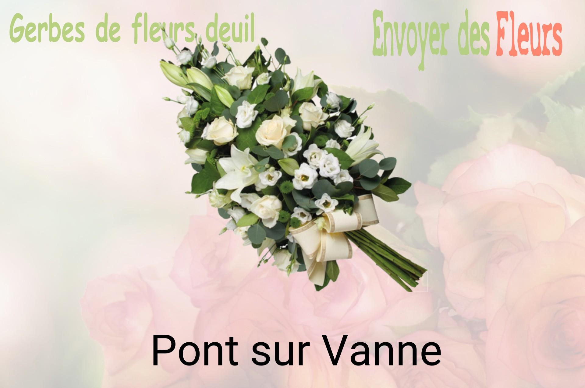 Gerbe de fleurs de deuil livrée à Pont-sur-Vanne